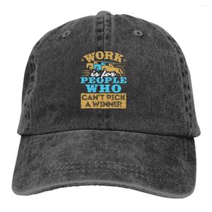 Ball Caps Summer Cap Sun Visor Work is voor mensen die geen winnaar kunnen kiezen Hip Hop Horse Racing Sports Cowboy Hat Peaked Hats
