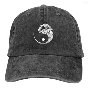 Ball Caps Summer Cap Sun Visor Yin Yang Bonsai Tree Hip Hop Japanse Samurai Cowboy Hat Peaked Trucker Dad Hoeden