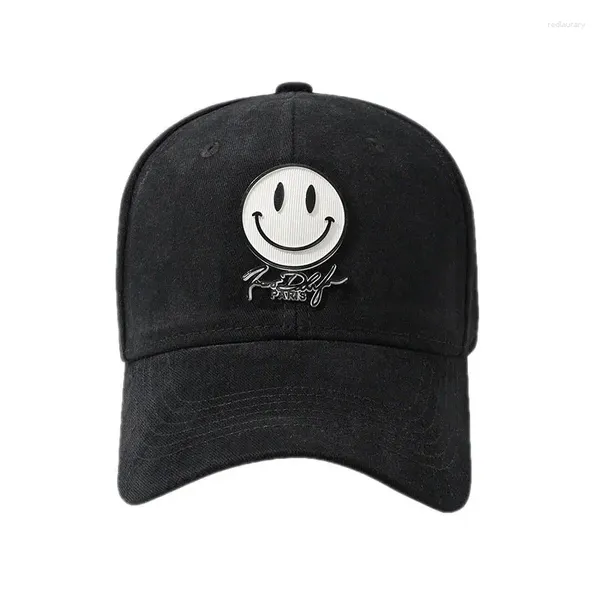 Ball Caps Cartoon d'été Smile Baseball Cap Colon Couleur fille Suncreen Sun Sun Hat Fashion Paped Accessoires