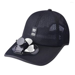 Ball Caps Été Été refroidissement Cap de baseball chapeau USB Charging Brandable Shade Brand Suncreen Sun Sun pour femmes hommes # T2G
