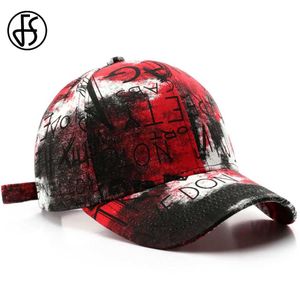 Casquettes de baseball Mode d'été motif graffiti hommes casquette de baseball sans bretelles femmes rouge violet casquette de camion casquette instantanée gorille Para Hombres J240226