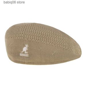 Casquettes de baseball Été KANGOL kangourou chapeau de pêcheur à dessus plat visière chapeau de bassin mode tissu de coton sauvage hommes et femmes chapeau en tissu à dessus plat Q0703 T230910