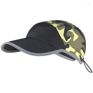 Casquettes de baseball Casquette de baseball de course légère d'été Hommes et femmes Sports de plein air Séchage rapide Crème solaire respirante Camouflage pliant Aht