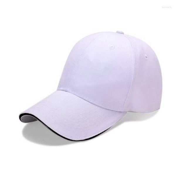 Gorras de béisbol Verano Masculino Joven Estudiante Sombrero en blanco Gratis Nombre personalizado Número Texto Blanco Azul Negro Rojo Amarillo Unisex Gorra de béisbol informal