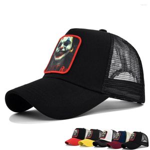 Casquettes de baseball été hommes Baseball maille os camionneur chapeaux pour femmes respirant chapeau de soleil Clown broderie Casquette papa casquette de pêche