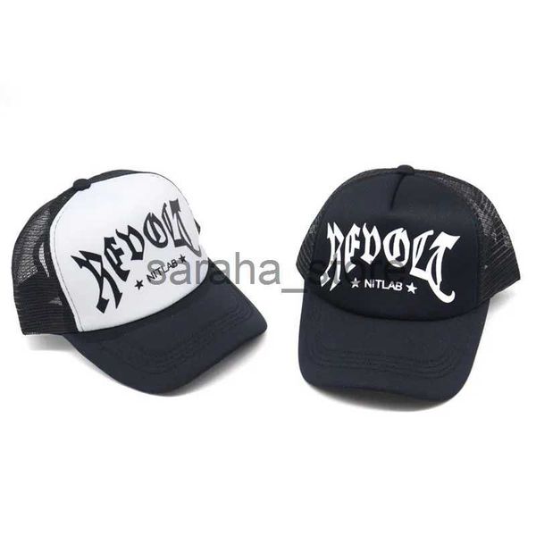 Gorras de bola Verano Hombres Malla Red Gorra de béisbol Deporte Personalidad Carta Snapback Caps para mujeres Unisex HipHop Transpirable Trucker Bone Gorras J240117