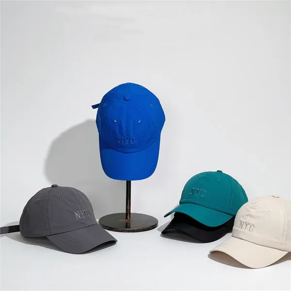 Gorras de bola Verano Nylon Hombres NYC Béisbol impermeable Snapback Cappello Uomo Bone Hip Hop Sombreros para hombres Mujeres Táctico Deportes Cap