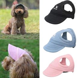 Ball Caps Zomer Hond Zonnehoed Kleine Puppy Effen Oxford Cap Baseball Vizier Outdoor Accessoires Motorkap Chihuahua