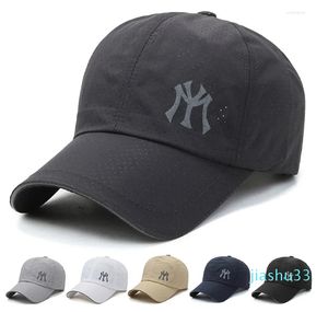 Casquettes de baseball été femmes hommes séchage rapide Baseball femme mâle maille respirant Sports de plein air bande réfléchissante chapeau de relance