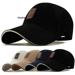 Kogelcaps zomer dames mannen gestructureerde honkbal pet vast katoen verstelbare SnapBk Sunhat Outdoor Sports Hip Hop Baseball Hat Casquette P230412
