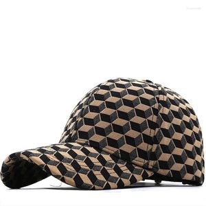 Ball Caps Zomer Vrouwen Stijlvolle Luxe Merk Baseball Cap Voor Mannen 3D Britse Plaid Elastische Vader Hoed Pet Femmes