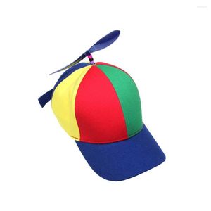 Gorras de béisbol, sombrero colorido a la moda para el sol, sombreros de hélice transpirables de algodón, tocado de béisbol para niños, niñas y adultos