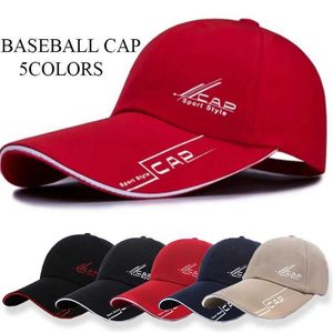 Casquettes de balle chapeaux de soleil longue visière grande tête épaule chapeau en cuir Cool chapeau de pêche homme grande taille chapeau de Baseball J240226