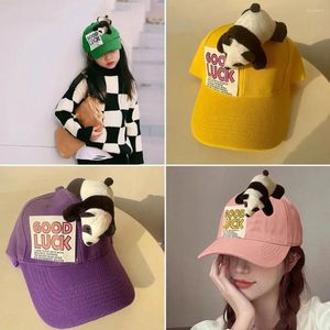 Ball Caps Protection Soleil Panda Chapeau réglable Big Brim Letter Baseball Duck