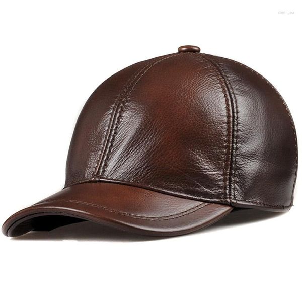 Casquettes de baseball SVADILFARI vente en gros 2023 printemps en cuir véritable réglable solide casquette de Baseball de luxe marque hommes chapeaux/casquettes homme/femme