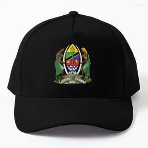 Ball Caps Tanzania Wapenschild Baseball Cap Hoed Drop Hard Voor Heren Dames