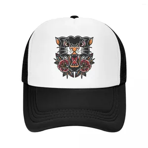 Casquettes de baseball Style de tatouage Chapeaux de camionneur Sauvage et gratuit Mesh Net Casquette de baseball Snapback Outdoor Kpop Chapeau à visière réglable pour hommes femmes