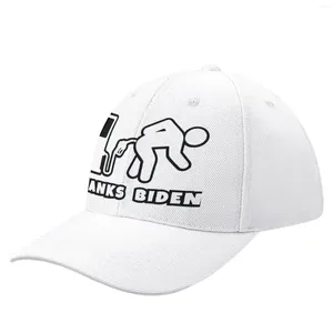 Casquettes de balle Merci Biden Gas Bent Over Pump Casquette de baseball Capuchon Snap Back Hat Beach Femmes Hommes