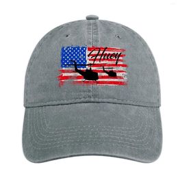 Ball Caps la cloche uh-1 iroquois huey hélicoptère cowboy chapeau personnalisé chapeaux de soleil sunnat pour femmes hommes