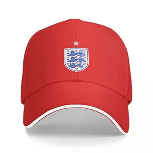 Gorras de bola El equipo nacional de Inglaterra Gorra de béisbol Capucha Hip Hop Rave Sombreros para el sol para mujeres para hombre