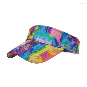 Gorras de bola Tie-Dye Impresión Gorra de béisbol Mujer Protector solar Sombrero transpirable Snapback HipHop Deportes Casual Sun Visor Trucker Retro Bone