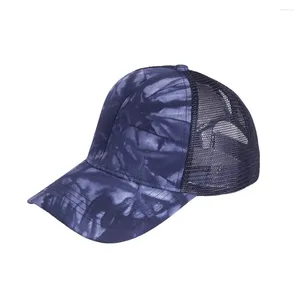 Ball Caps Tie-dye Imprimé punons désordonné camionneur Visor de baseball ordinaire CAP UNISEX HAP