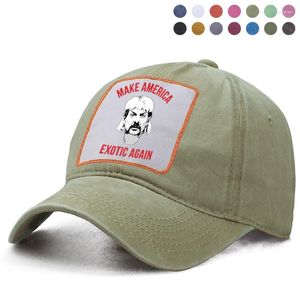 Ball Caps Tiger King Joe Exotic Make America Again Baseball Cap Dad Trucker Brand Hat Woman Boinas Barets Snapback