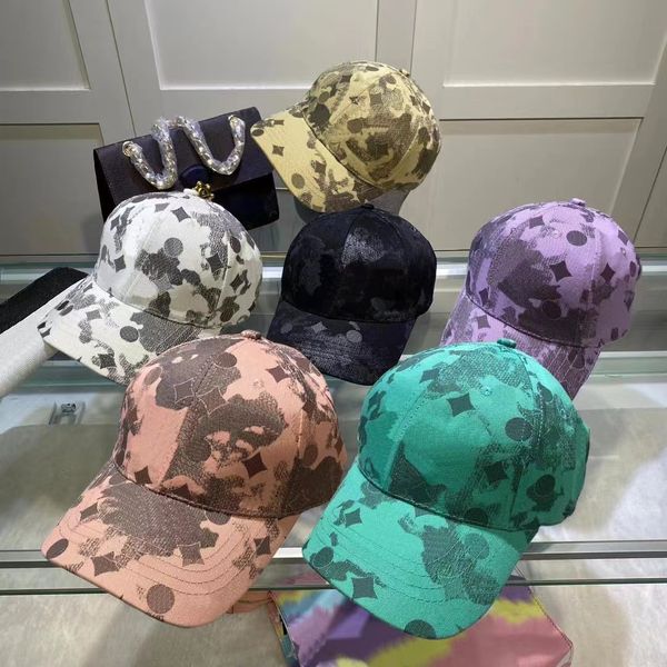 Gorras de béisbol para tapar Gorras de béisbol de Hip Hop para hombres Mujeres Diseñador Gorra de béisbol Moda Street Hat Gorros Sombreros de cubo Estilo múltiple