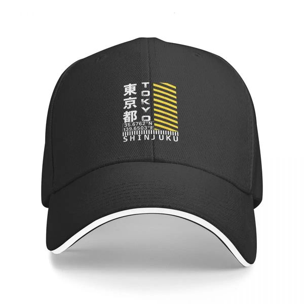 Gorras de bola Tokio Japón Cyberpunk Estética Verano Sun Cap Transpirable Ajustable Masculino Pesca al aire libre Marca Sombrero 231025