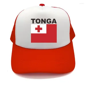 Casquettes de baseball Tonga Trucker Cap Summer Men Cool Country Flag Hat Baseball Unisexe Outdoor Mesh Net