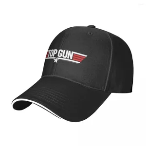 Ball Caps Top Gun Baseball Cap Mavericks Film Kpop Verstelbare Trucker Hat Zomer Casual Design unisex-tieners snapback