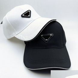 Ball Caps Topkwaliteit Canvas Leisure Designers Fashion Sun Hat For Outdoor Sport Men Strapback Famous Baseball Cap Drop Delivery Acces Dhpfe