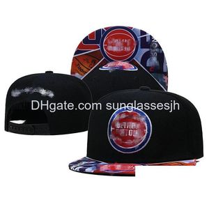 Casquettes de baseball Snapbacks de qualité supérieure Chapeaux ajustés Broderie Football Baskball Visières Coton Lettre Maille Flex Bonnets Chapeau Plat Hip Hop Spo Dh5Uo