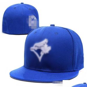 Casquettes de baseball Top Vente Blue-Jays Baseball Hommes Femmes Hip Hop Chapeau Bones Aba Reta Gorras Rap Chapeaux Aménagés H6-7.14 Drop Livraison Mode A Dhihe