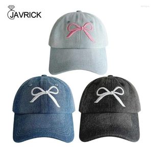 Ball Caps Travel Gathering brodery Bowknot Hat Outdoor Sports Leisure Baseball Femme Homme Taille réglable Cycling