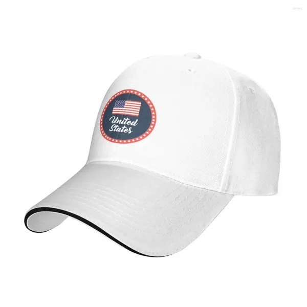 Gorras de bola Bandera de tendencia Unisex Gorra de béisbol ajustable Moda Deporte Sombrero de alta calidad para hombre Sombreros de baile callejero blanco