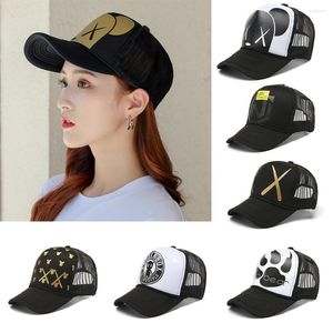 Ball Caps Camilier Cap d'été Été Breatable Baseball Street Wear Ajustement Hip Hop Hommes Femmes Mesh Snapback Dad Hat Gorras Casquette