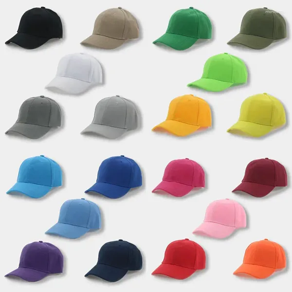 Gorras de béisbol sombrero de camionero de algodón sólido ajustable ropa informal estilo Hip Hop sombreros de bailarina para mujeres protección solar Hombres Gorras Hombre