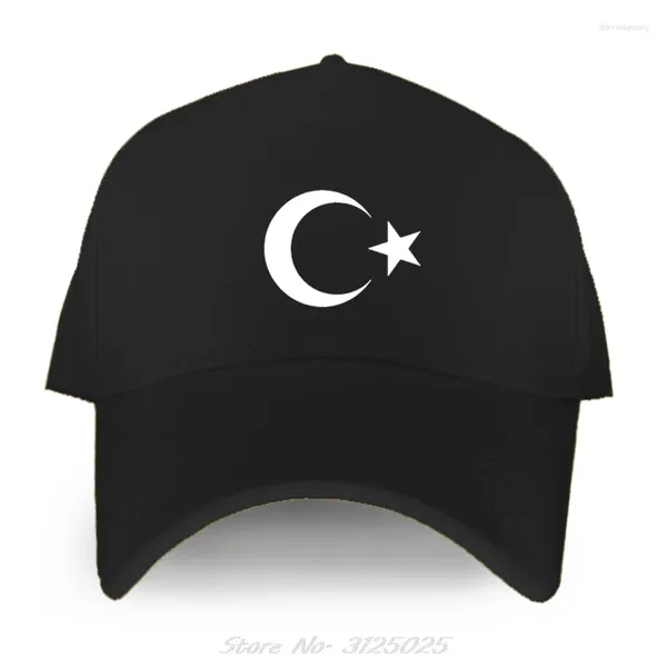 Gorras de bola Turquía Turkiye turco islámico musulmán bandera cresta gorra de béisbol hombres algodón sombrero mujeres unisex pico