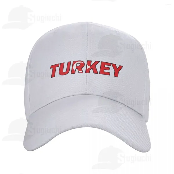 Ball Caps Turkish Flag Turkey Country Letter Sun Baseball Cap de base