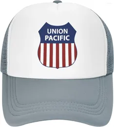 Casquettes de baseball Union Pacific Railroad Chapeaux pour hommes Baseball réglable à la mode Papa Trucker Denim Hat Cap