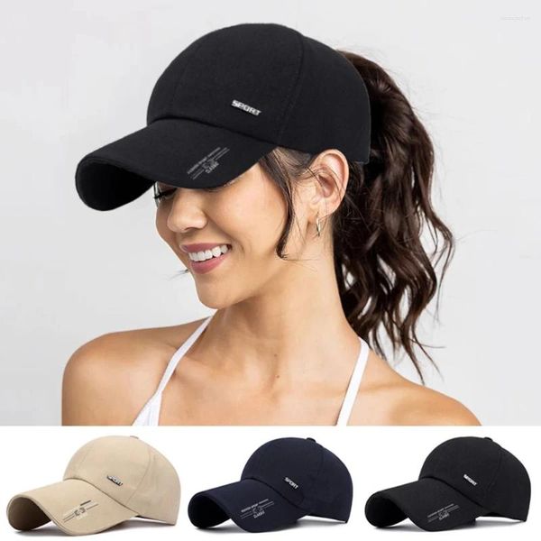 Casquettes de baseball unisexe réglable baseball mode sport pour hommes couleur unie lettres broderie couple chapeaux été casquette à visière papa chapeau