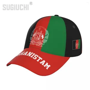 Ball Caps Unisexe Afghanistan Flag Afghan Adult Baseball Cap Patriotique Patriotique pour les fans de foot