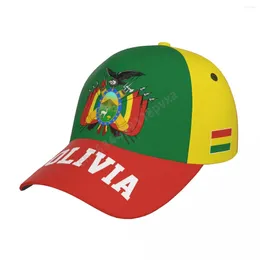 Capas de pelota Unisex Bolivia Flag Bolivian Adulto Béisbol Gat Patriótica para fanáticos del fútbol Hombres Mujeres