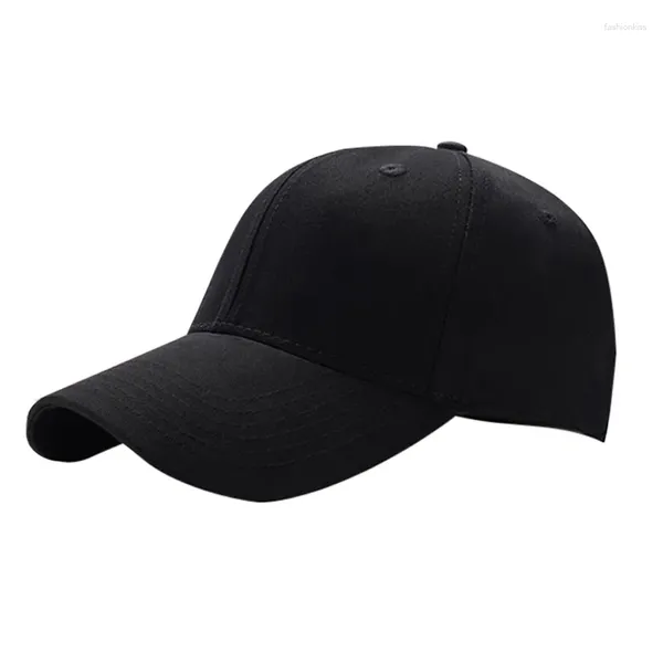 Caps à billes Unisexe Contrutball Color Solid Color Snack Hat Polyester Sun Visor Cap Cap ajusté Men A réglables Femmes Hip Hop Trucker Dad Camilier