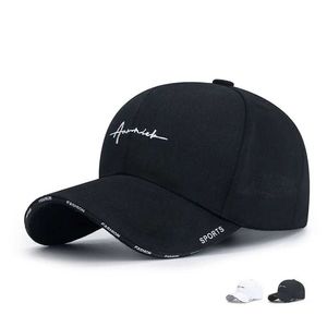 Capes à billes Unisexe Lettre décontractée Broidered Baseball Cap pour hommes pour hommes en plein air Protection Sun Camion Hio Hop Buckle Q240429