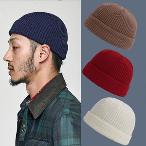 Kogelcaps unisex mode warme winter casual gebreide hoed solide kleur all-match hoeden voor mannen vrouw beanies capsbal