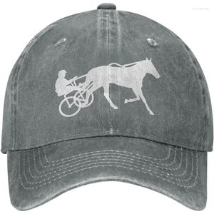 Casquettes de baseball unisexe avec harnais, logo de cheval de course, chapeau de cowboy, camionneur, cadeau pour papa, fermeture à boucle réglable, chapeau de soleil