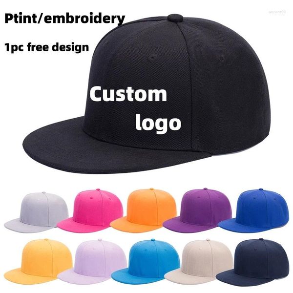 Ball Caps Unisexe Hip Hop Sport Fitted Baseball Plain Custom Logo Embroderie Blank Snapback Chapeaux pour les hommes Gorras Gorras