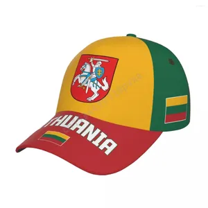 Ball Caps unisexe lituanie drapeau cool lituanien adulte de baseball cape patriotique chapeau pour les fans de football hommes femmes